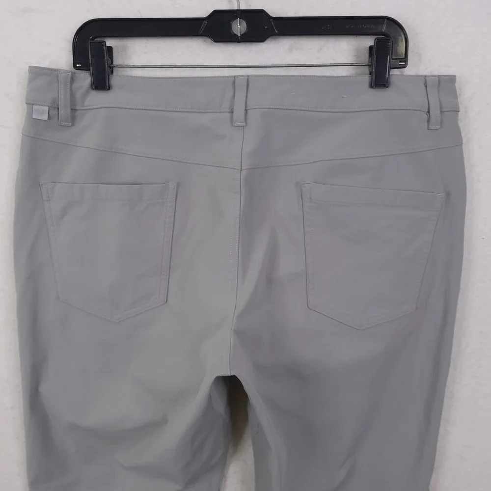 Lululemon ABC Pant Slim Mens 36x28 Grey Warpstreme Technical Golf Commuter